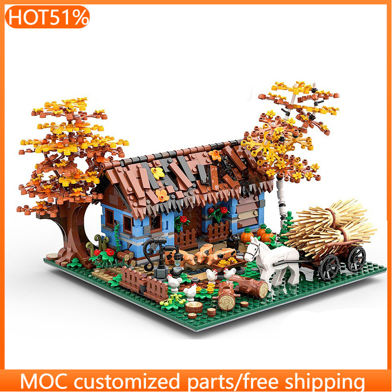 Urban Farming Design - 1120 PCS Urban Old Farm House