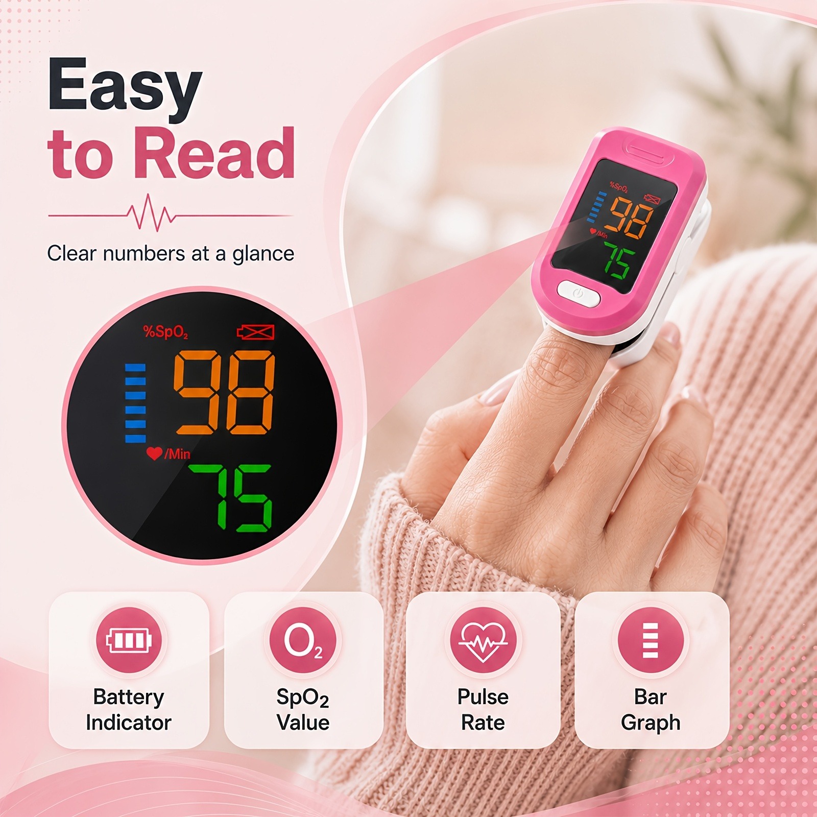 Fingertip Pulse Oximeter SpO2  - Do Oxygen Meter ulasan dan harga