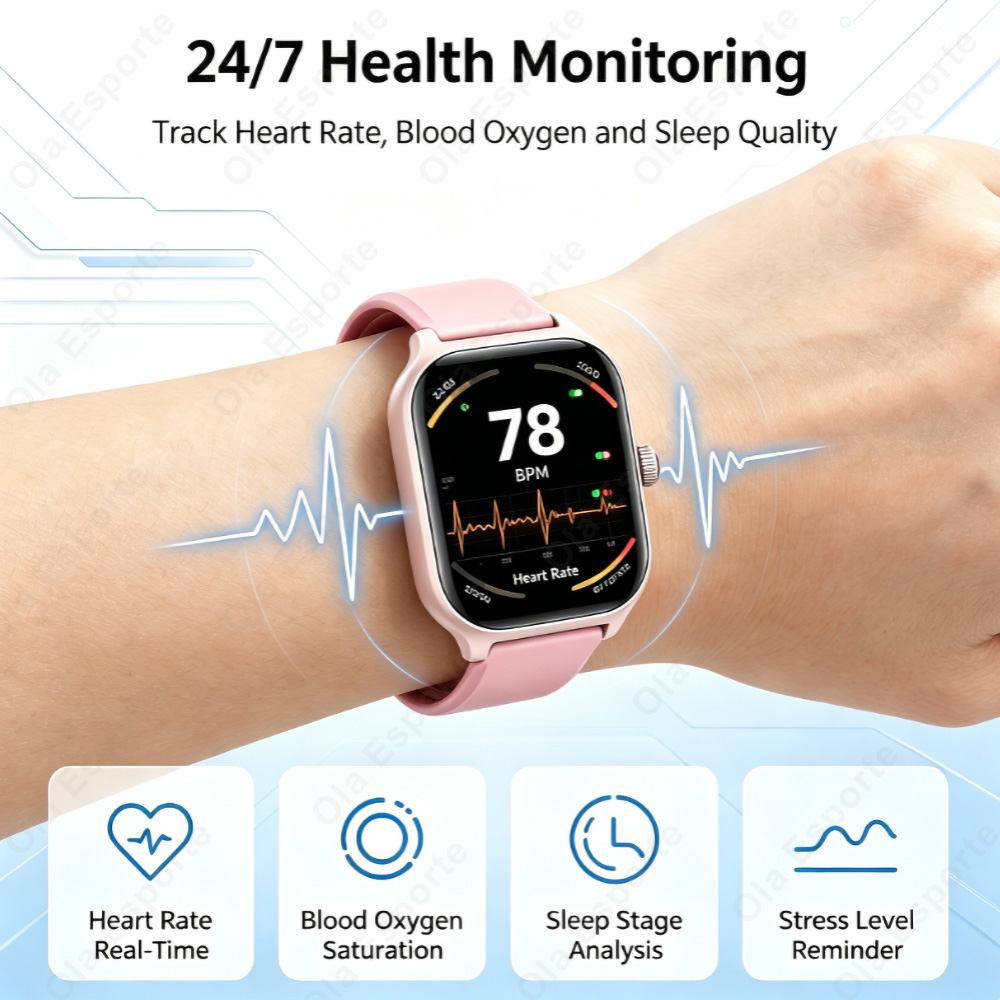 Smart Watch Plus Men Women Plu - Do Oxygen Meter ulasan dan harga