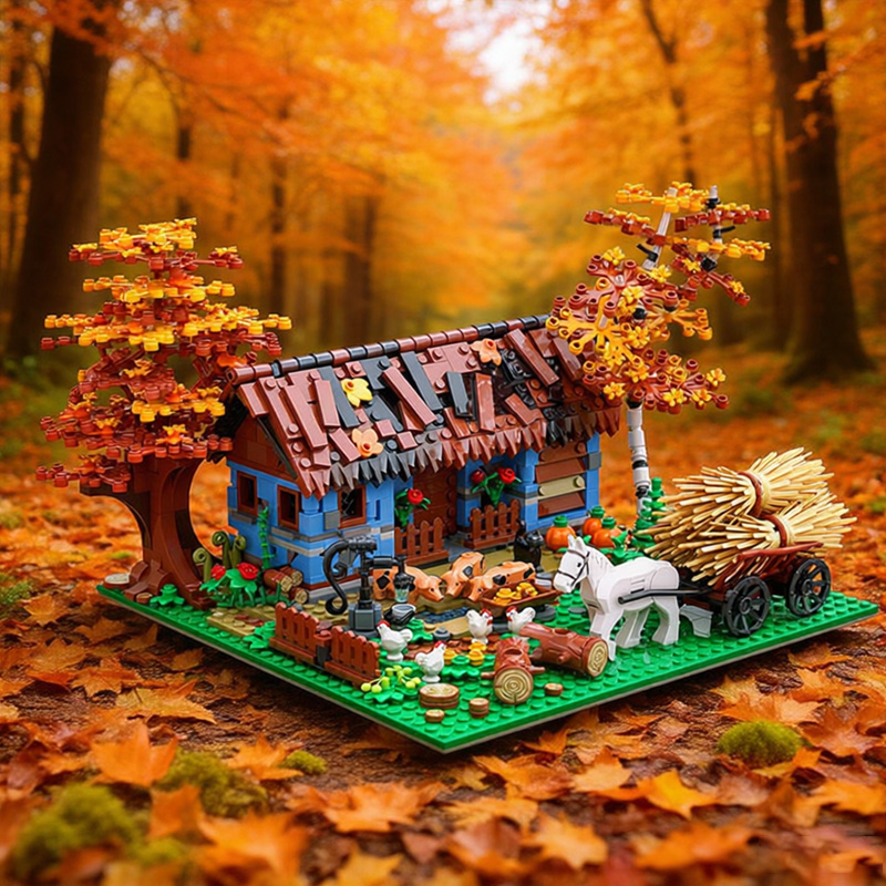 1120 PCS Urban Old Farm House  - Urban Farming Design ulasan dan harga